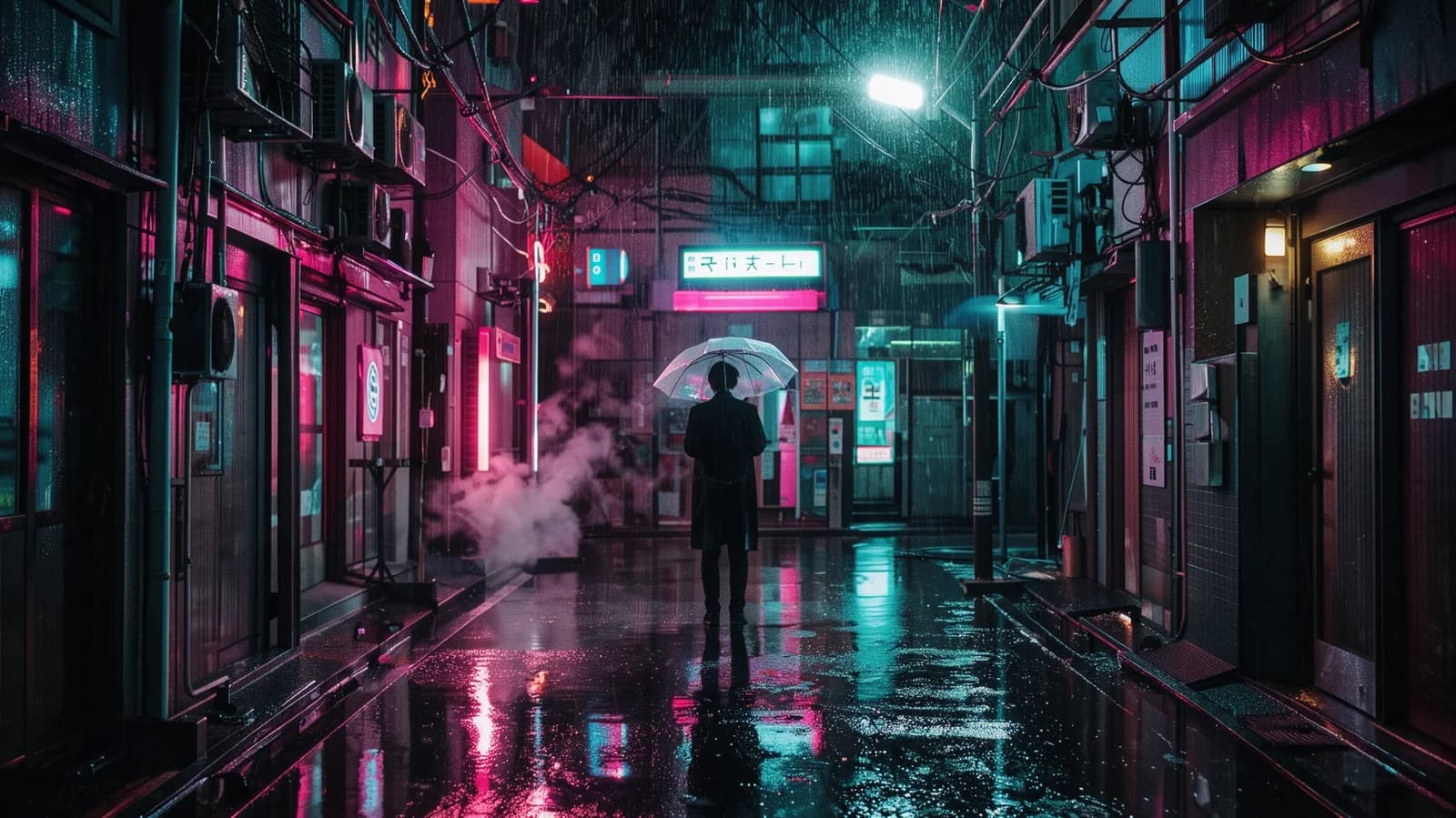 Neon Vigil — FLUX.3 Klein int8